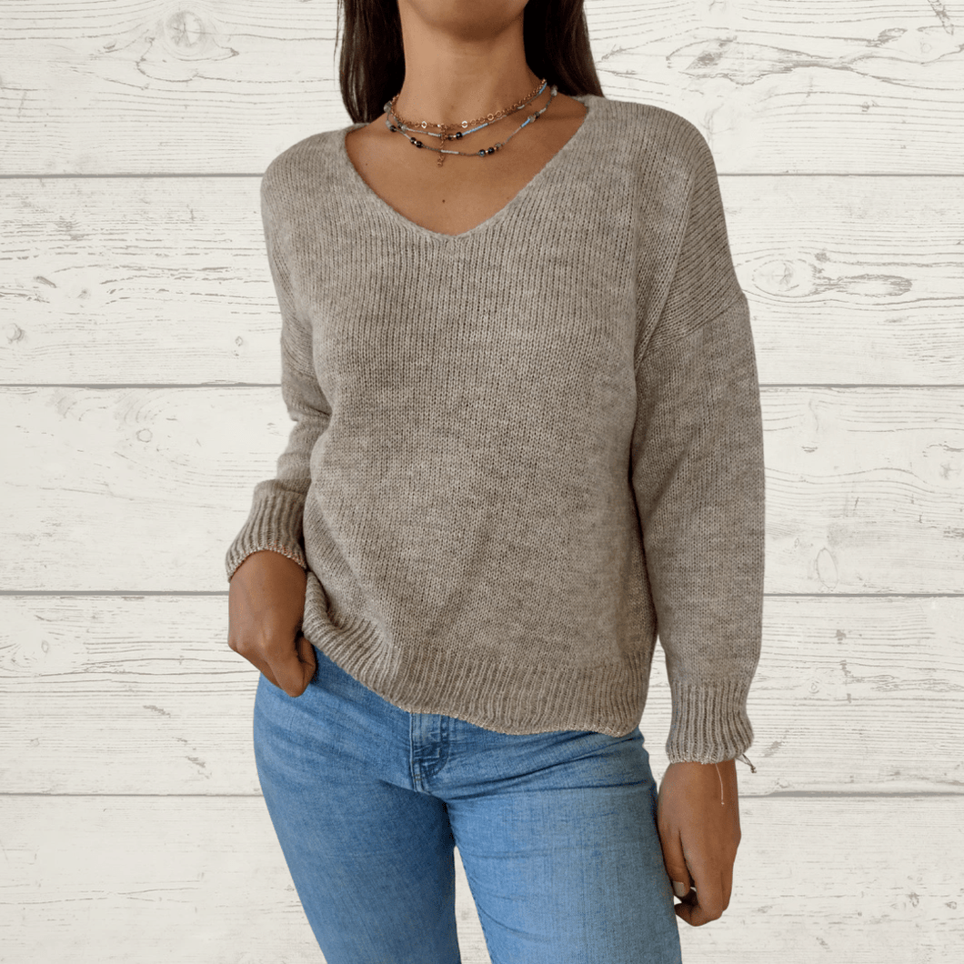 Sweater Italiano Ancona, color beige