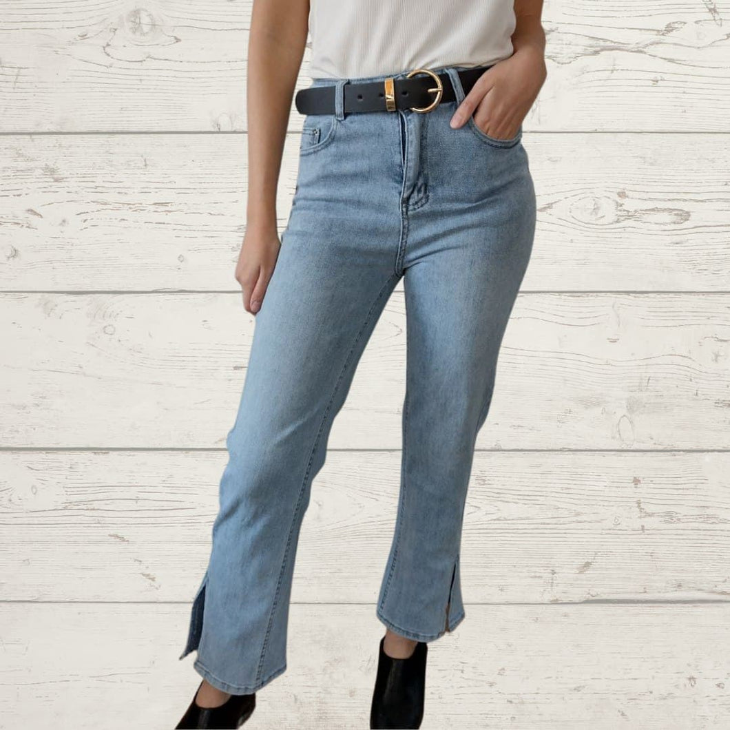 Pantalón Jeans celeste con spandex